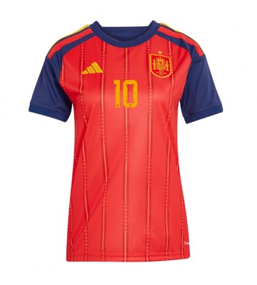 Spanien Dani Olmo #10 Hjemmebanetrøje Dame VM 2026 Kortærmet